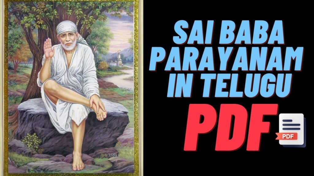 Sai Baba Parayanam In Telugu Pdf