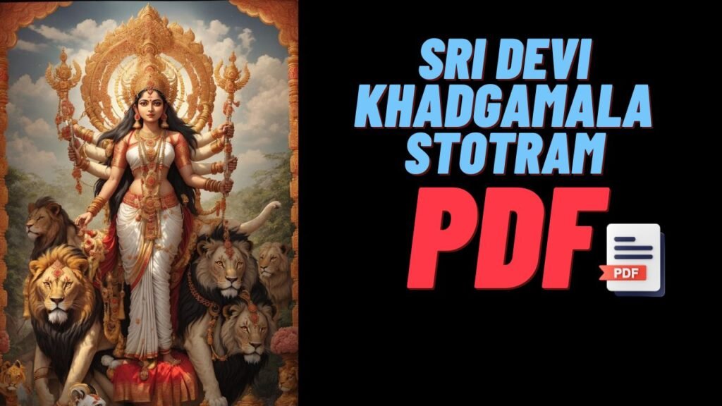 Sri Devi Khadgamala Stotram Pdf